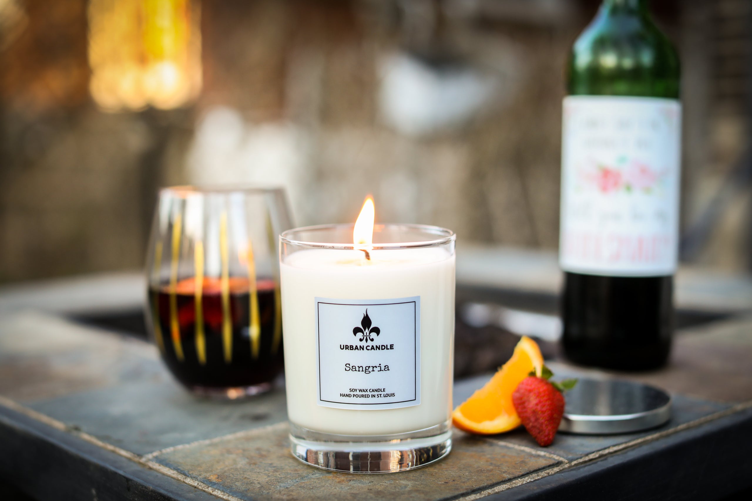 Sangria Soy Candle 14 oz. Urban Candle Company LLC