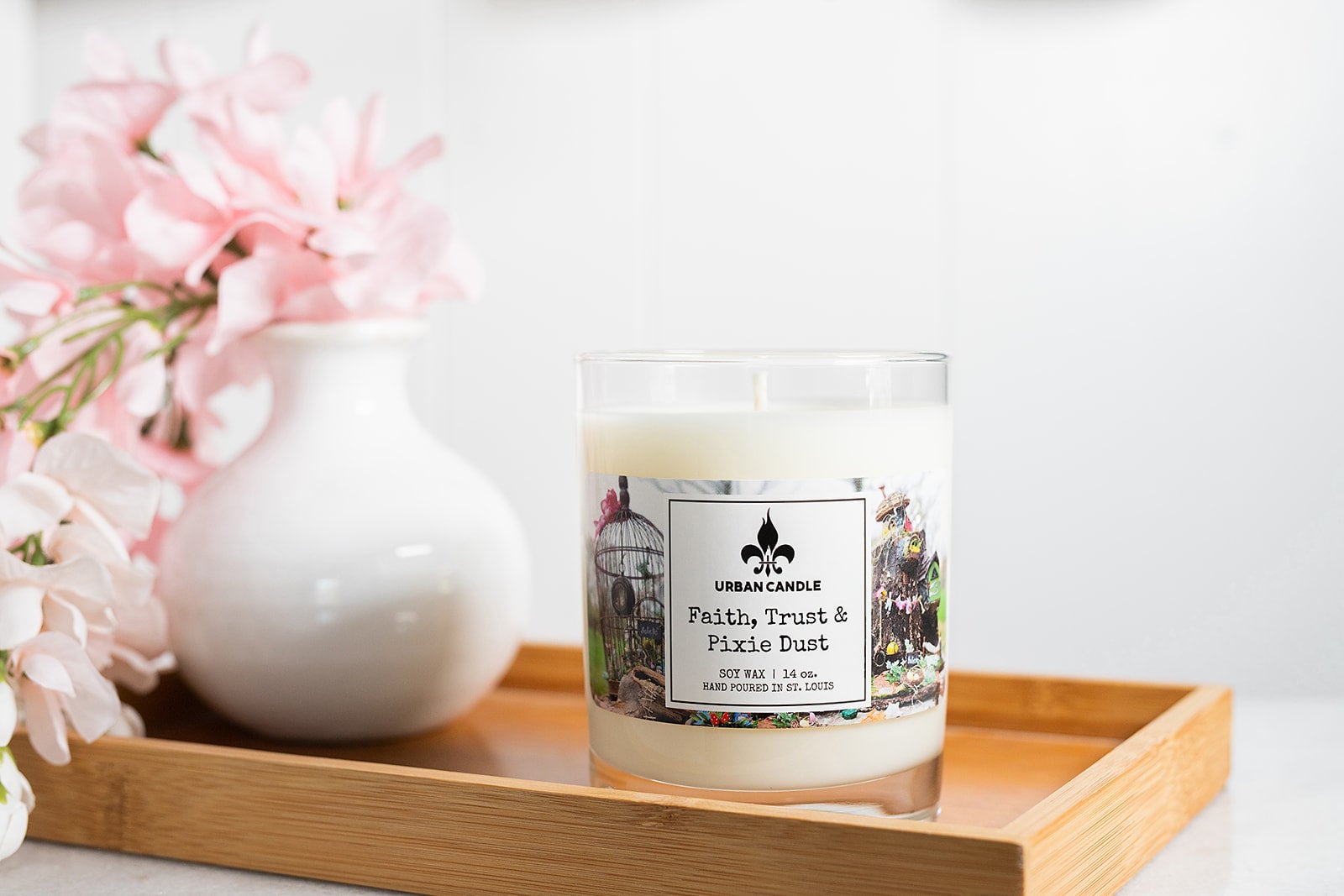 Faith, Trust & Pixie Dust Soy Candle Black Currant Absinthe 14 oz