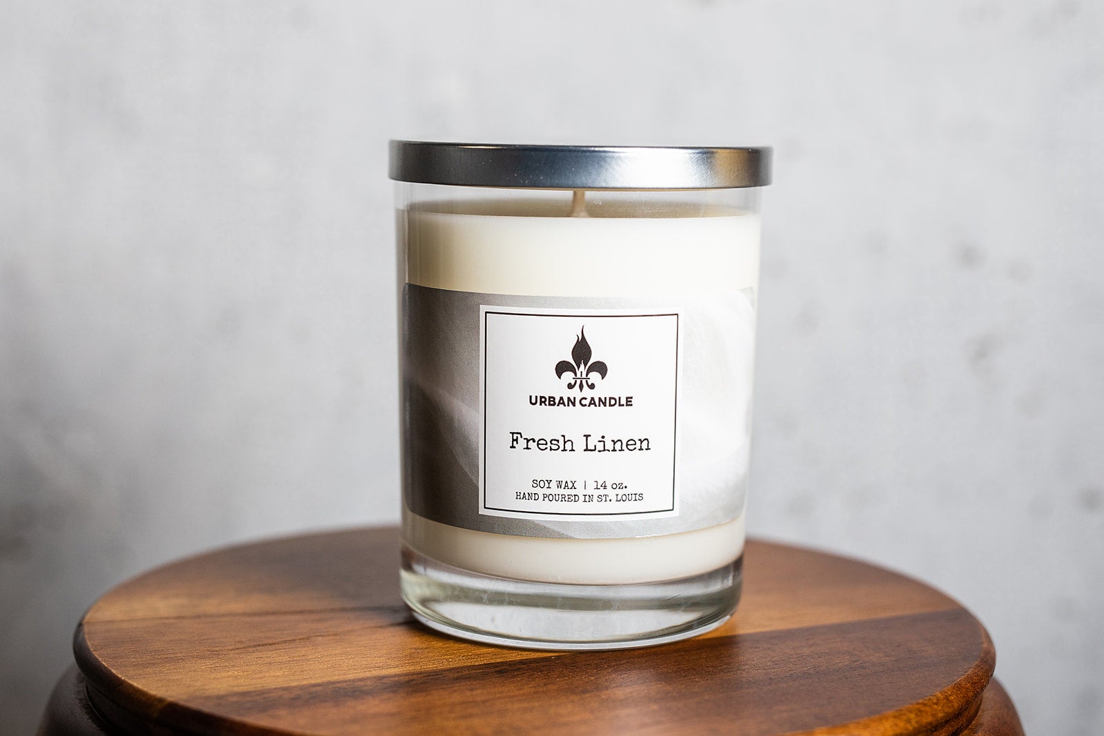 Fresh Linen Soy Candle — Calaveras Candle Co.
